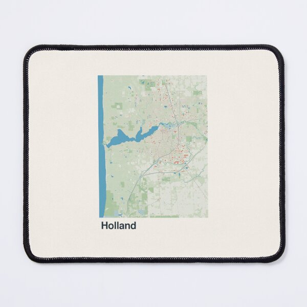 Artikelvorschau, Minimalistische Kartenkunst aus Holland entworfen und verkauft von MapsNerd.