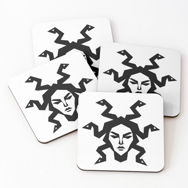 Item preview, Geometric Medusa with Snake Hair designed and sold by matybrak.