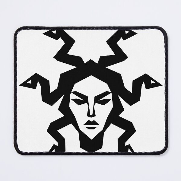 Item preview, Geometric Medusa with Snake Hair designed and sold by matybrak.