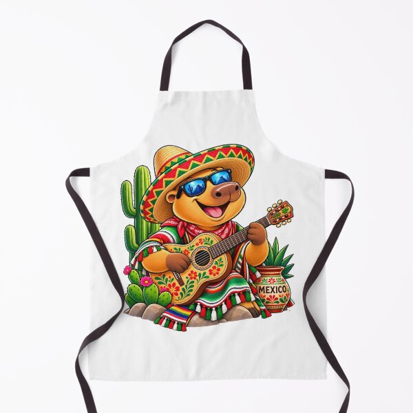 Item preview, Cute Mexico Capybara – Viva Mexico Adventure designed and sold by CapybaraTravels.