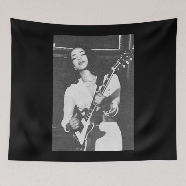 Item preview, Sade playing the guitar designed and sold by GlobalPixels.