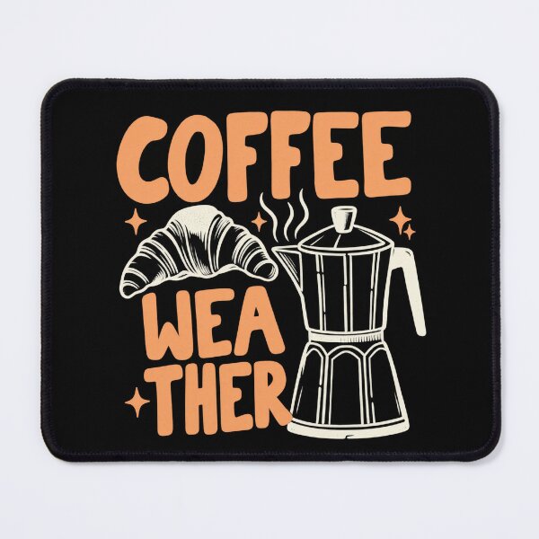 Item preview, Cozy Coffee Weather Moka Pot Croissant designed and sold by NoeValdric.
