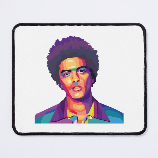 Item preview, Colorful Bruno Pop Art Portrait with Vibrant Abstract Elements designed and sold by Barhooom.