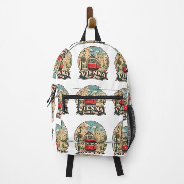 Item preview, Vienna Tram Austria Vintage Travel Poster – Retro Streetcar Design designed and sold by Globalcitytees.