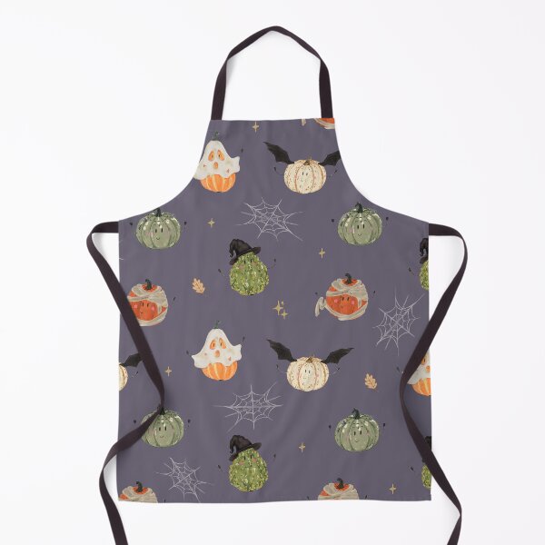 Item preview, Spooky Night Cute Pumpkins Seamless Pattern Halloween Merch designed and sold by somecallmeninastudio .