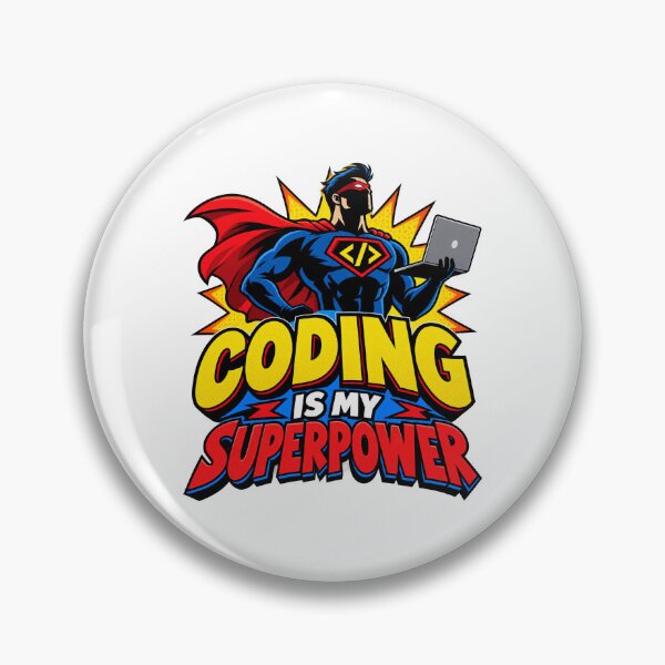 Item preview, Coding Is My Superpower designed and sold by Mystik-Media.
