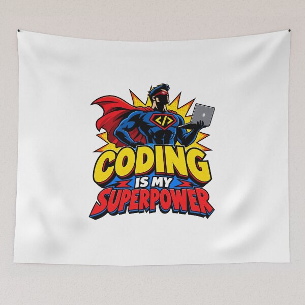 Item preview, Coding Is My Superpower designed and sold by Mystik-Media.