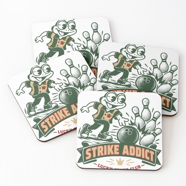 Artikelvorschau, Kingpin Frog Vintage Bowling League entworfen und verkauft von Hotfresh.