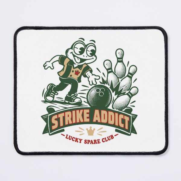 Item preview, Kingpin Frog Vintage Bowling League designed and sold by Hotfresh.