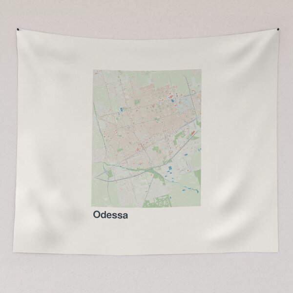 Item preview, Odessa Minimalistic Map Art designed and sold by MapsNerd.