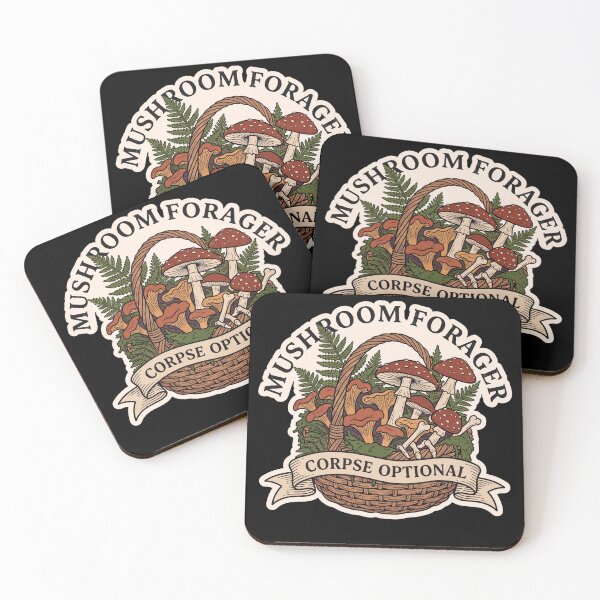 Item preview, Mushroom Forager, Corpse Optional — Goblincore Art designed and sold by TheCalmEdit.