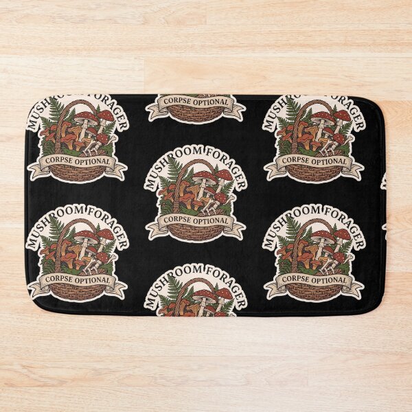 Item preview, Mushroom Forager, Corpse Optional — Goblincore Art designed and sold by TheCalmEdit.