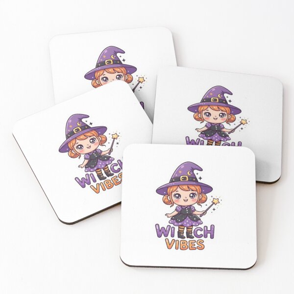 Item preview, Cute Little Witch Vibes Halloween Sticker designed and sold by lailakhalaf.
