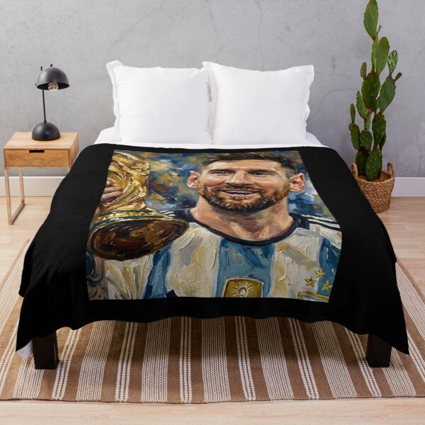 Item preview, Lionel Messi Oil Painting designed and sold by maretsad.