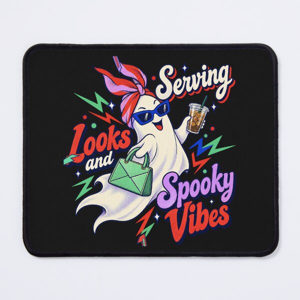 Item preview, Serving Looks and Spooky Vibes girly Halloween designed and sold by JollyNib.