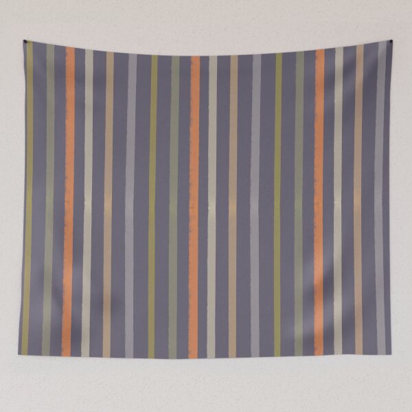 Item preview, Spooky Halloween Purple Watercolor Stripe Pattern Merch designed and sold by somecallmeninastudio .