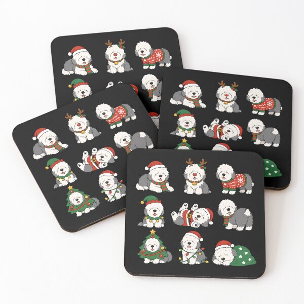 Item preview, Funny Old English Sheepdog Christmas Holiday Xmas Mom Dad designed and sold by rafaeltto.