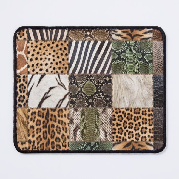 Item preview, Wild Animal Print and Exotic Skin Patchwork Pattern Art designed and sold by AfresStudio.