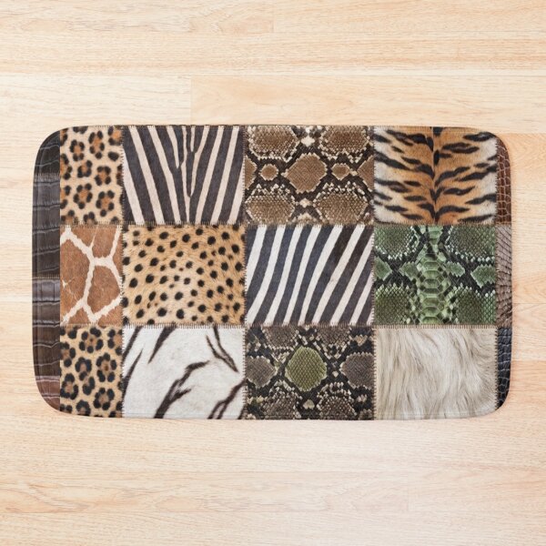 Item preview, Wild Animal Print and Exotic Skin Patchwork Pattern Art designed and sold by AfresStudio.