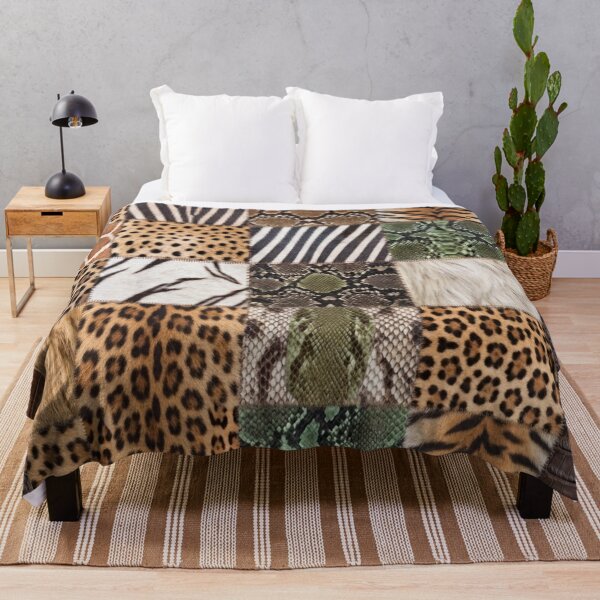 Item preview, Wild Animal Print and Exotic Skin Patchwork Pattern Art designed and sold by AfresStudio.