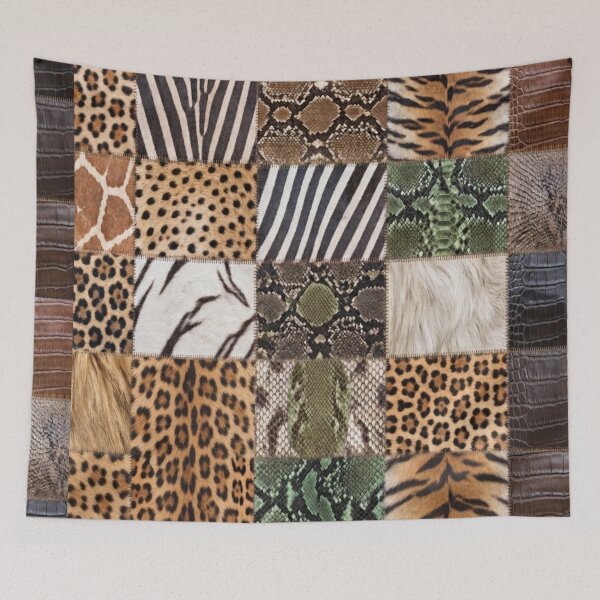 Item preview, Wild Animal Print and Exotic Skin Patchwork Pattern Art designed and sold by AfresStudio.