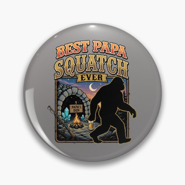 Item preview, BEST PAPA SQUATCH EVER Bigfoot Retro Sunset T-Shirt-63 designed and sold by DimitriKnoll.