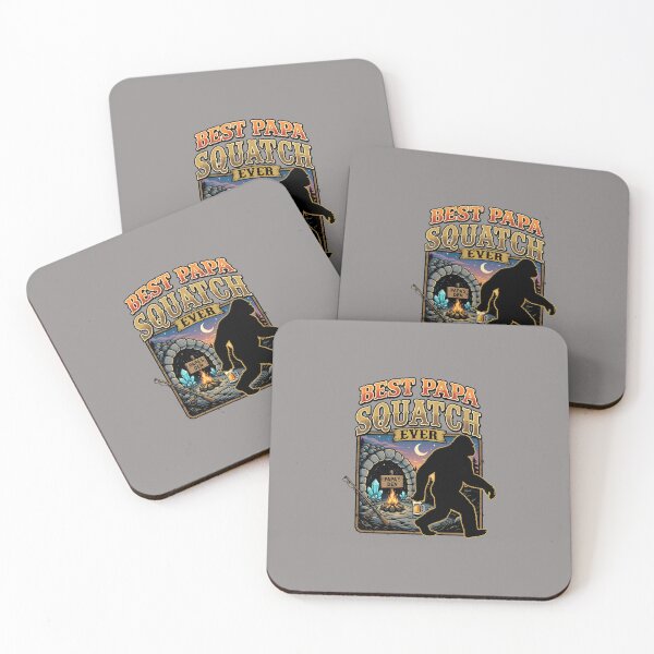 Item preview, BEST PAPA SQUATCH EVER Bigfoot Retro Sunset T-Shirt-63 designed and sold by DimitriKnoll.