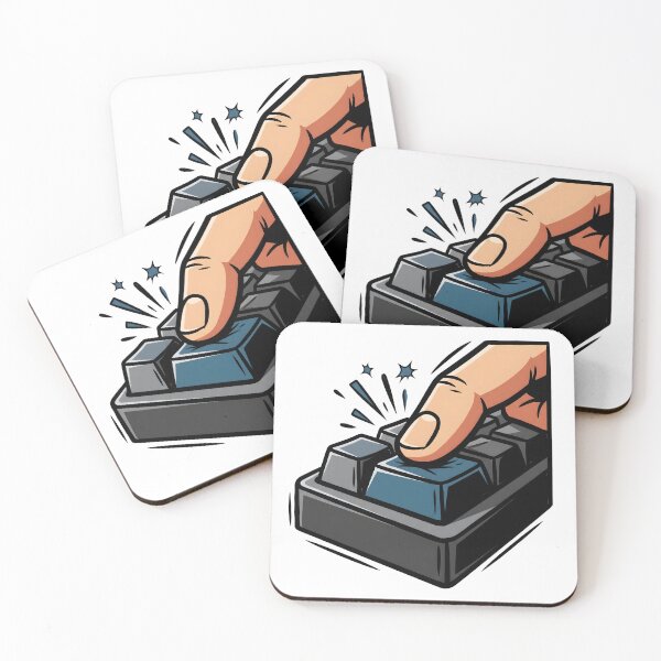 Item preview, Push Button Satisfying Click Interactive Artwork designed and sold by StickerNestYou.