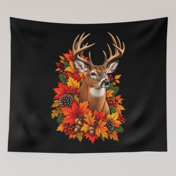 Item preview, Deer in the Fall Forest designed and sold by RockitBaby.