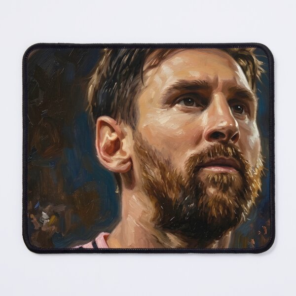 Item preview, Lionel Messi Oil Painting designed and sold by maretsad.