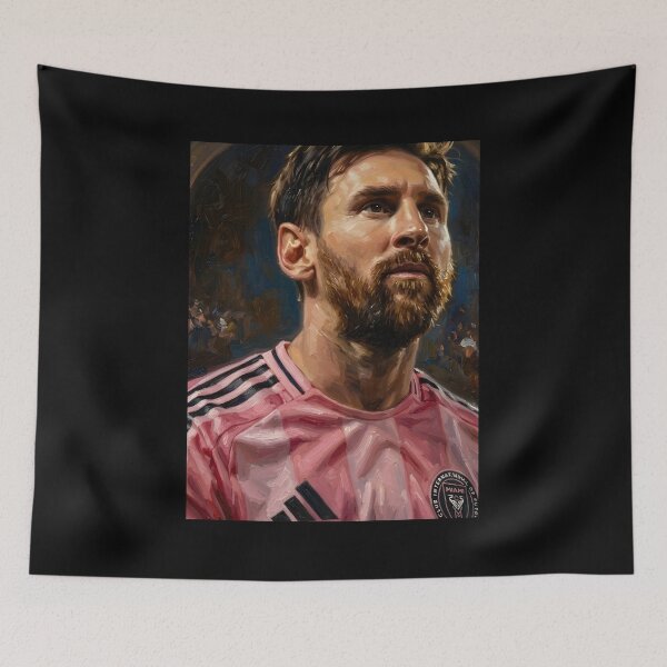 Item preview, Lionel Messi Oil Painting designed and sold by maretsad.
