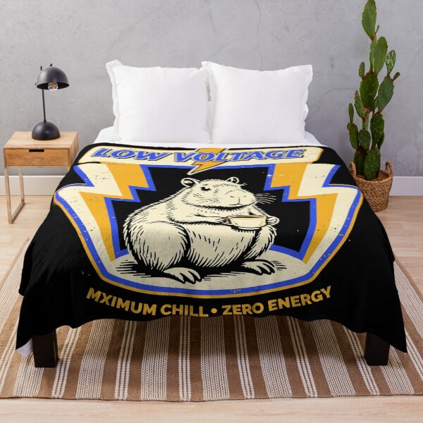 Item preview, Low Voltage Chill Capybara Washed designed and sold by Hotfresh.