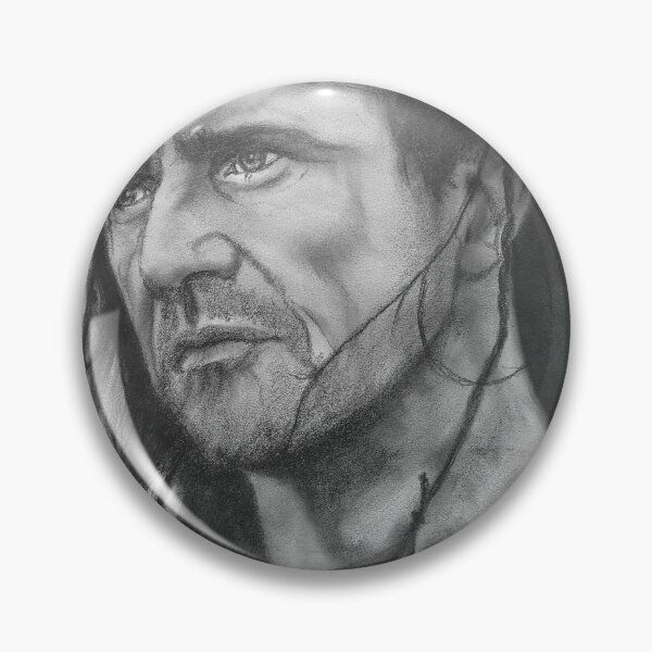 Item preview, Braveheart William Wallace Portrait – Mel Gibson Scottish Warrior Art Print designed and sold by ConorKeeganArt.