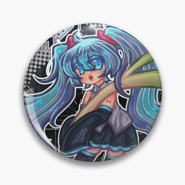 Item preview, Hatsune Miku holding Leek background  designed and sold by Mishum.