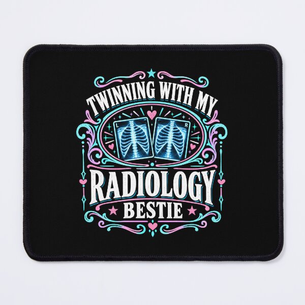 Item preview, Twinning With My Radiology Bestie Funny Rad Tech Coworker Friendship Gift designed and sold by THREE LITTLE BEANS.