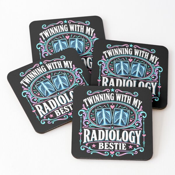 Item preview, Twinning With My Radiology Bestie Funny Rad Tech Coworker Friendship Gift designed and sold by THREE LITTLE BEANS.