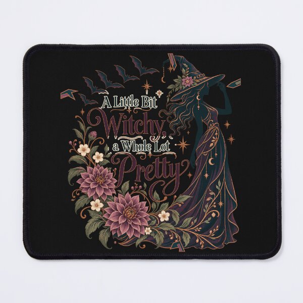 Item preview, A Little Bit Witchy, a Whole Lot Pretty girly Halloween designed and sold by JollyNib.
