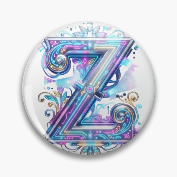 Item preview, Capital Letter Z – Cybernetic Fillet Neon Monogram designed and sold by Esencia Argentina.