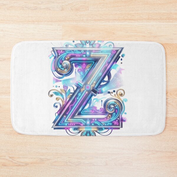 Item preview, Capital Letter Z – Cybernetic Fillet Neon Monogram designed and sold by Esencia Argentina.