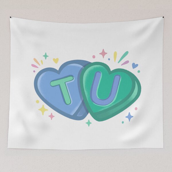 Item preview, Cute Tulane-Inspired Hearts & Sparkles | Blue Green designed and sold by gracecmoh.