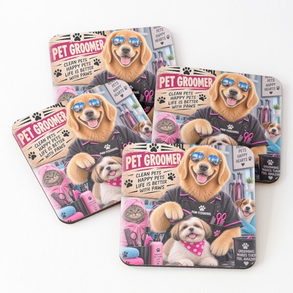 Item preview, Funny Dog Pet Groomer – PAW-FESSIONAL Grooming Salon Gift designed and sold by TeeVibeHaus.