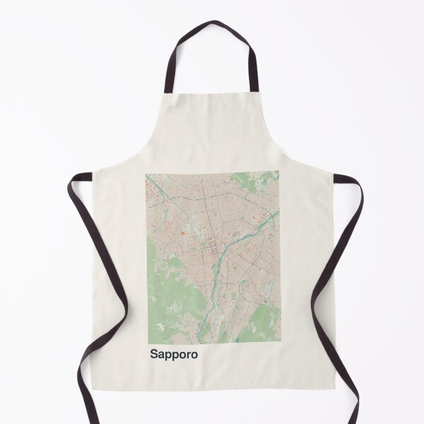 Item preview, Sapporo Minimalistic Map Art designed and sold by MapsNerd.