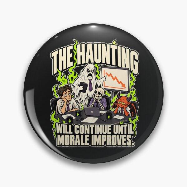Item preview, Scary Ghost Office Morale Meeting designed and sold by TytherleyTees.