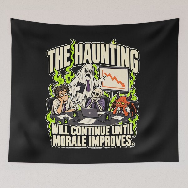 Item preview, Scary Ghost Office Morale Meeting designed and sold by TytherleyTees.
