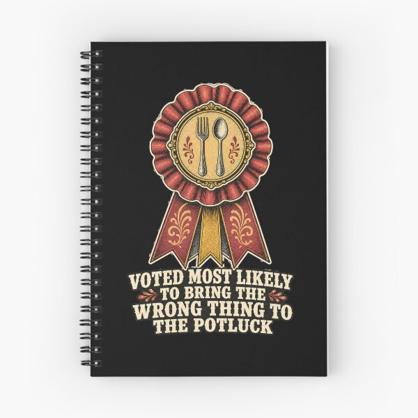 Item preview, Voted Most Likely To Bring The Wrong Thing To The Potluck Shirt, Funny Family Gathering T-Shirt, Potluck Humor Tee, Funny Gift For Family, Vintage Superlative Ribbon Graphic designed and sold by TshirtsLabs.