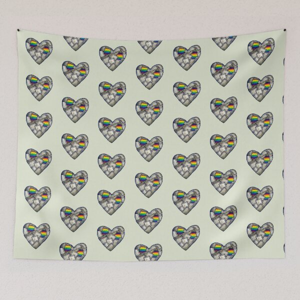 Item preview, LGBT+ Rainbow Steel Armored Heart designed and sold by JeysArtDesign.