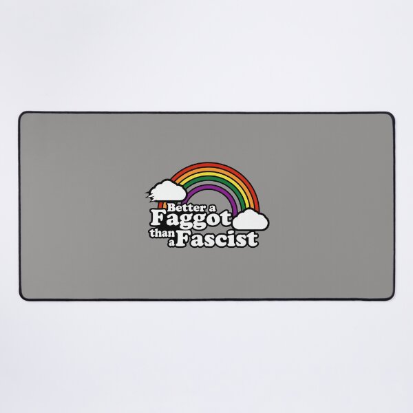 Item preview, Better A Faggot Than A Fascist Tee-44 designed and sold by StefanieSehler.
