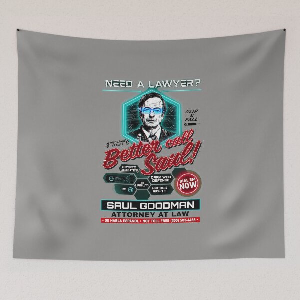 Item preview, Better Call Saul Goodman Lawyer Ad T-Shirt-92 designed and sold by StefanieSehler.