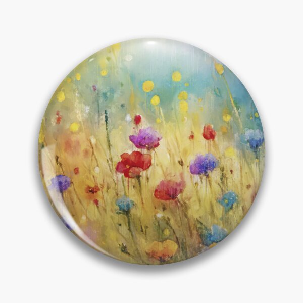 Item preview, Fields of Joy – Dreamy Colorful Wildflowers designed and sold by Arjen Roos.
