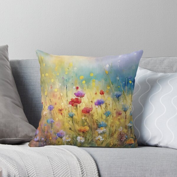 Item preview, Fields of Joy – Dreamy Colorful Wildflowers designed and sold by Arjen Roos.